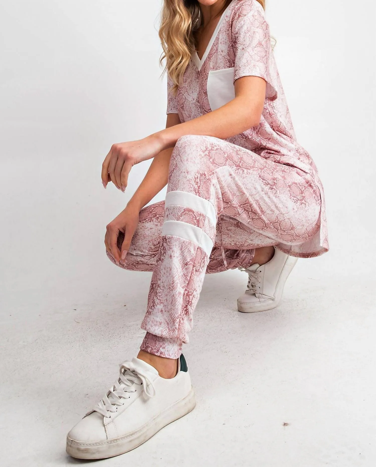 143 Story - Snake Skin Pocket Top