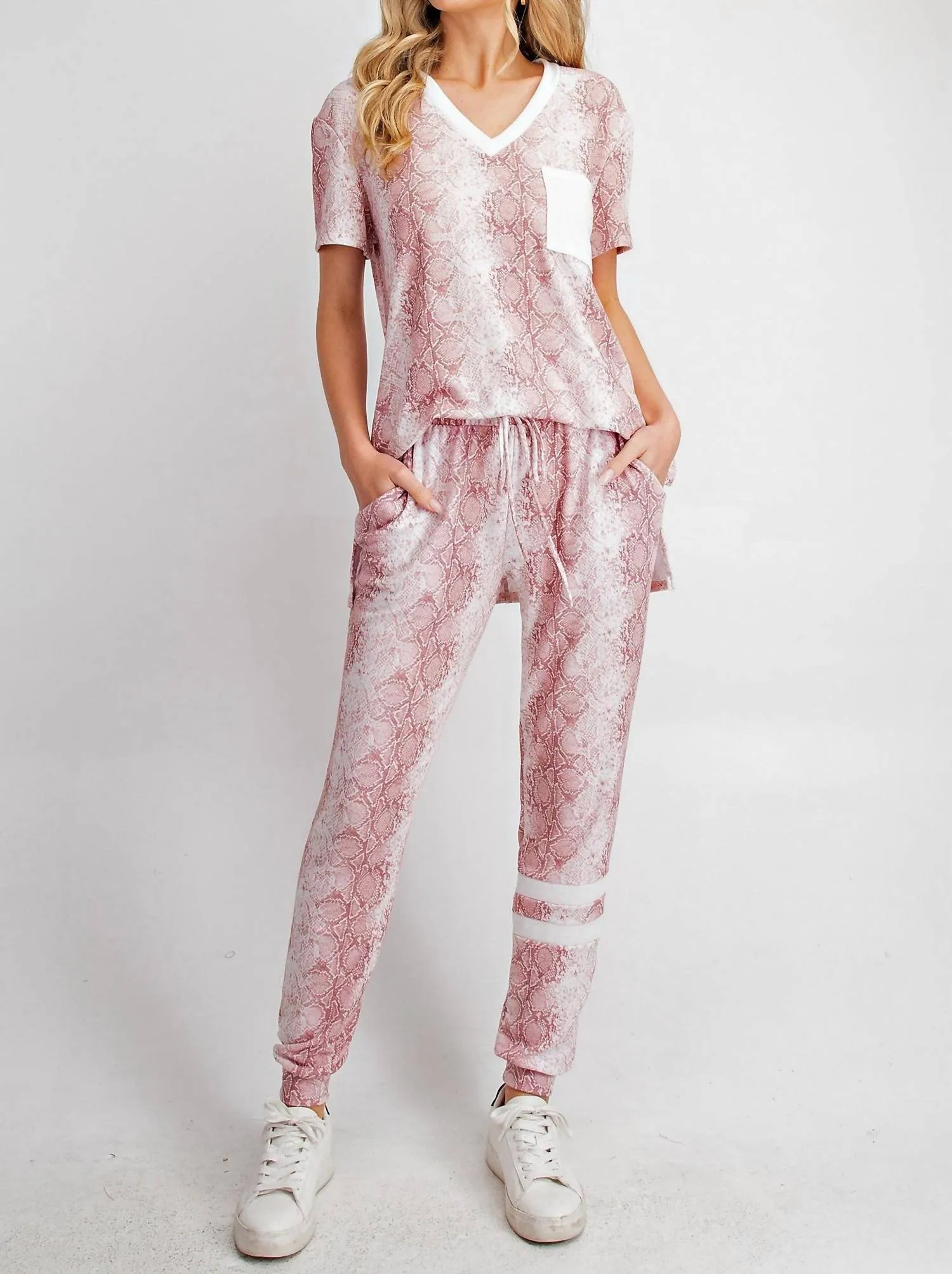 143 Story - Snake Skin Pocket Top