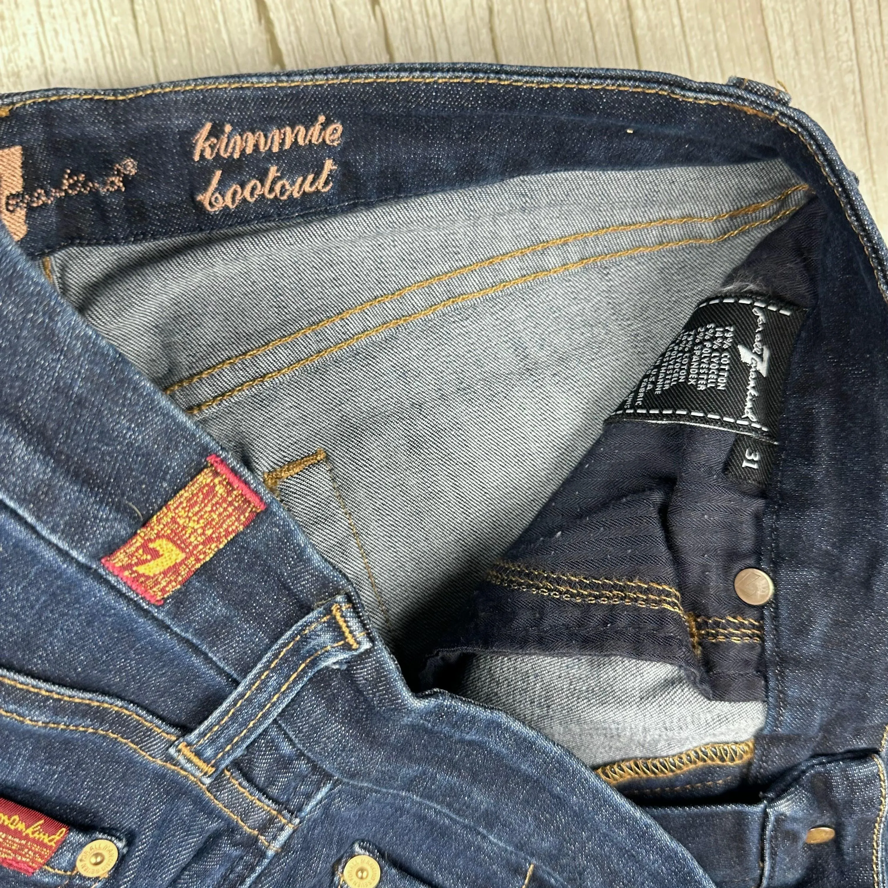 7 for all Mankind 'Kimmie Bootcut' Stretch Jeans Size- 31
