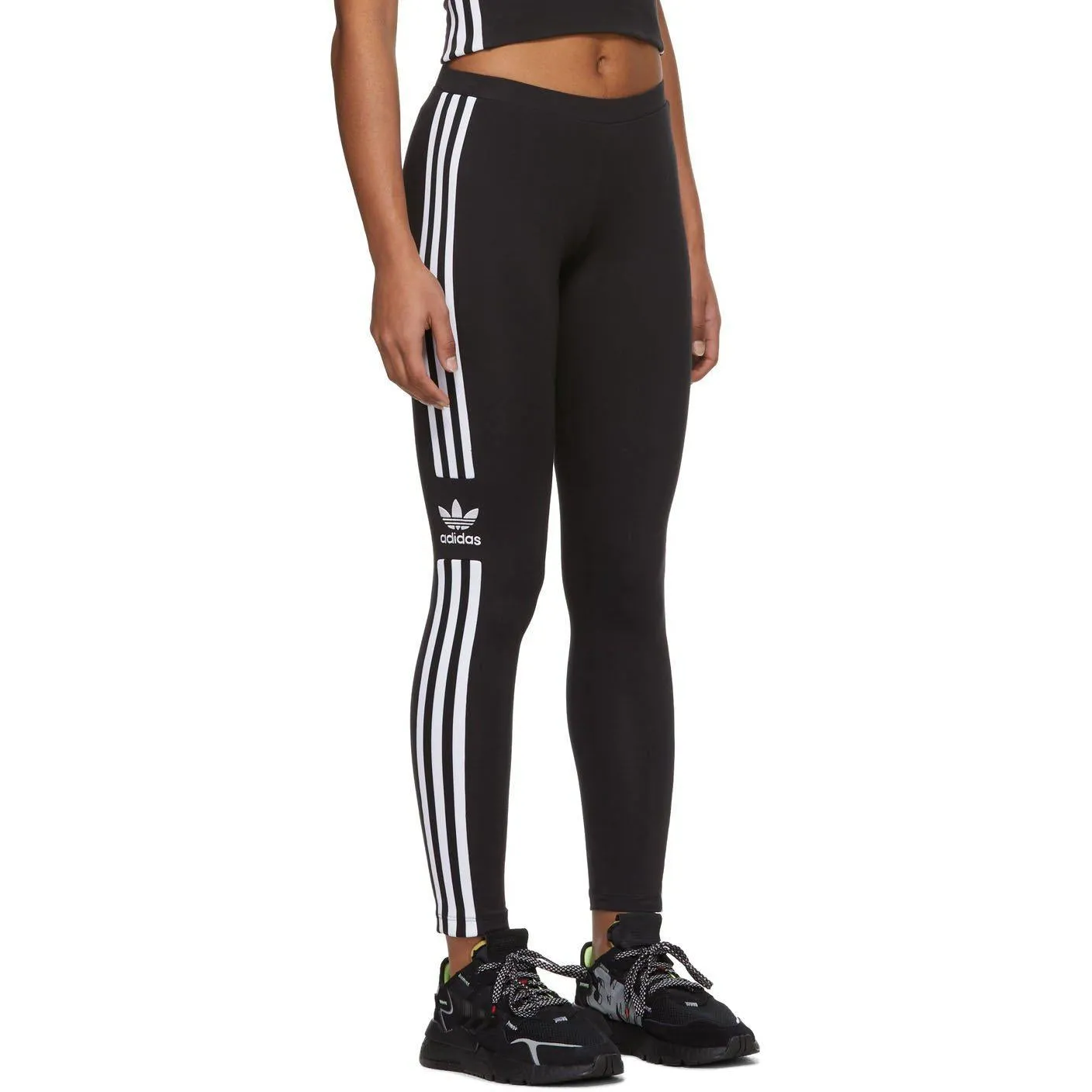 adidas Originals Black Trefoil Tights