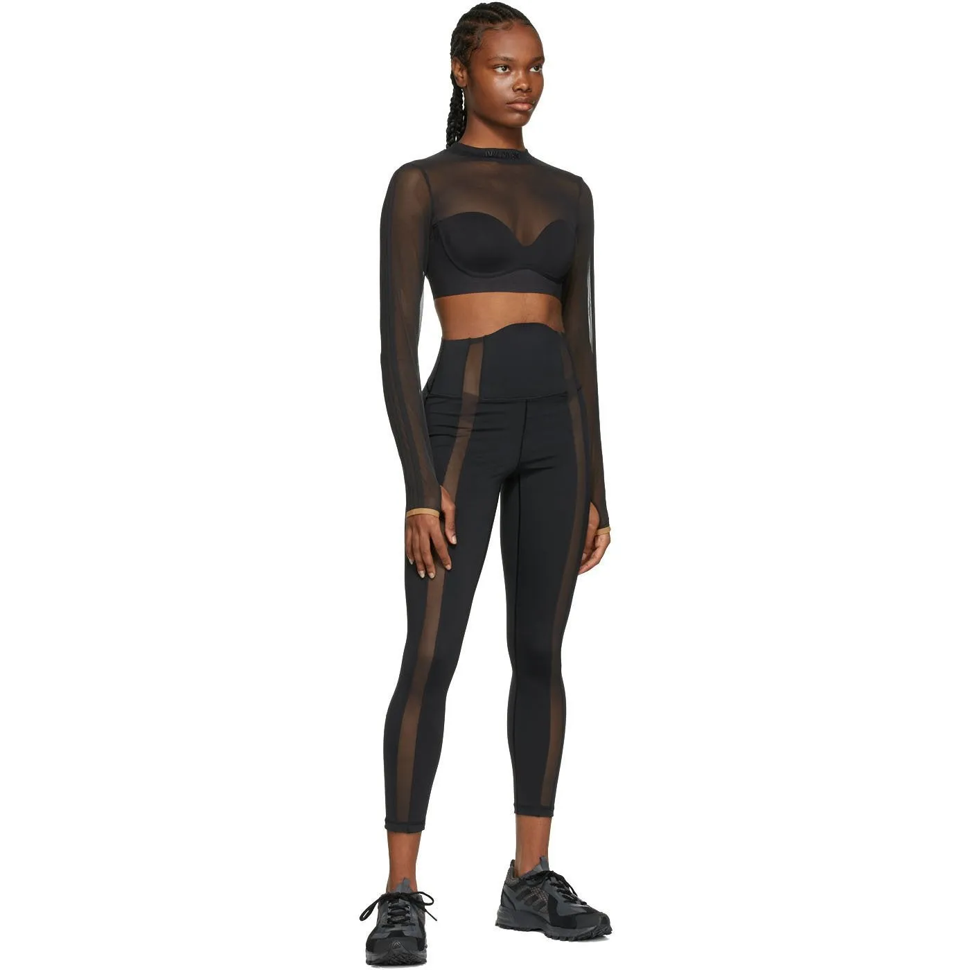 adidas x IVY PARK Black Mesh PN Leggings