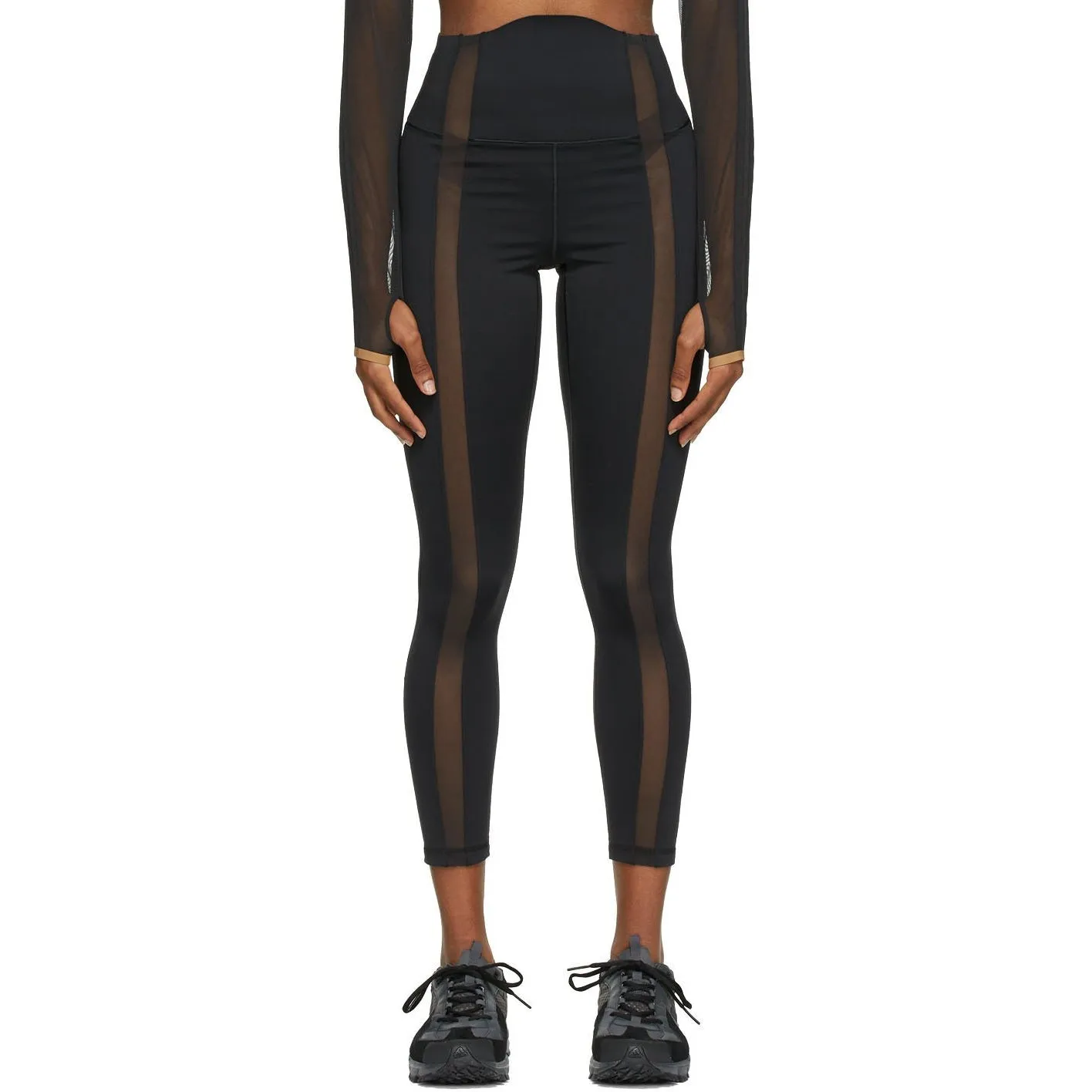 adidas x IVY PARK Black Mesh PN Leggings