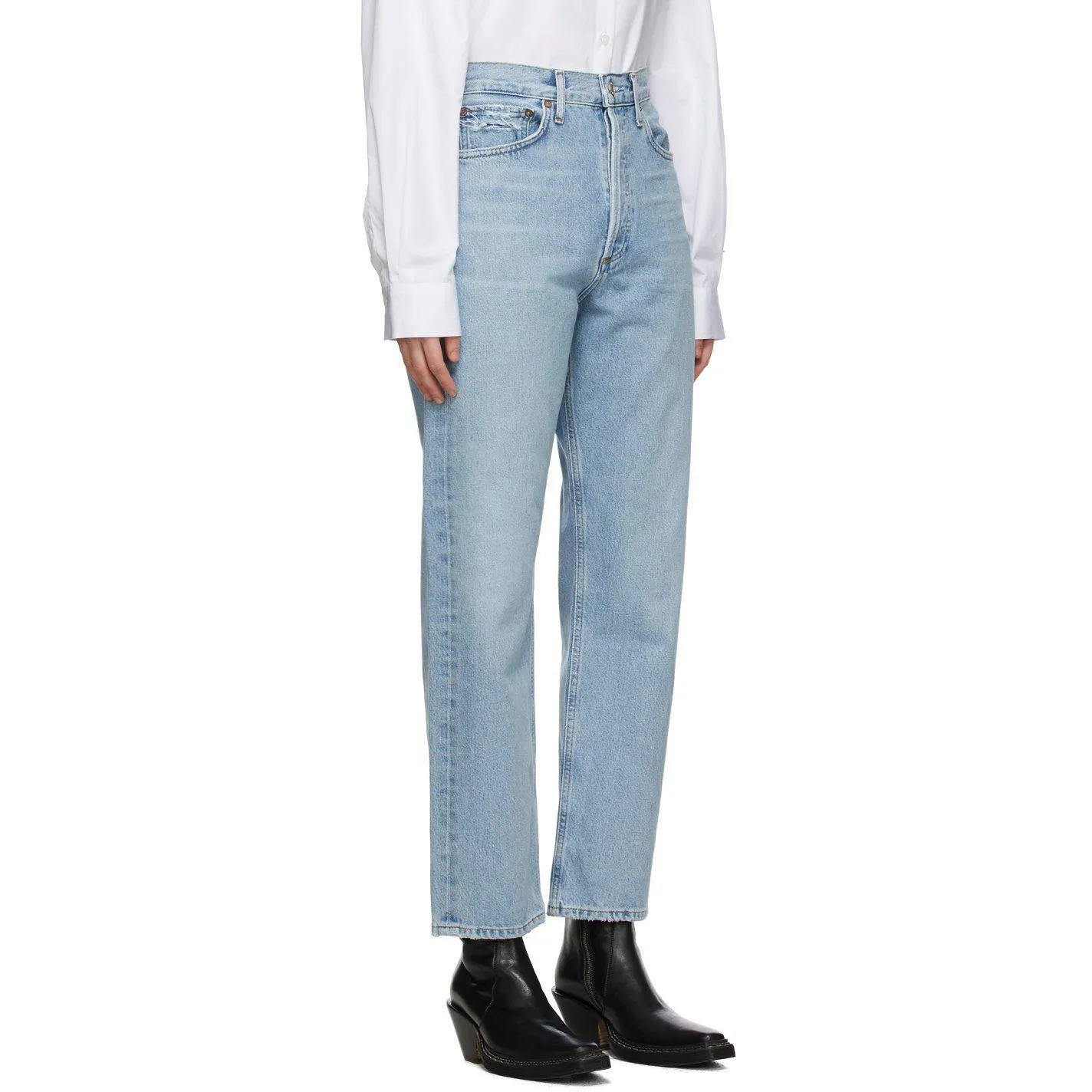 AGOLDE Blue 90's Mid-Rise Loose Fit Jeans