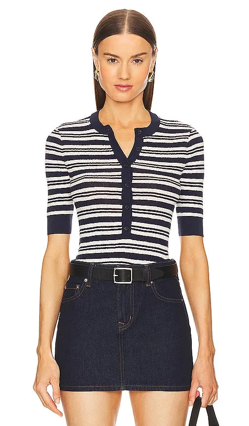 A.L.C. Fisher Top in Navy