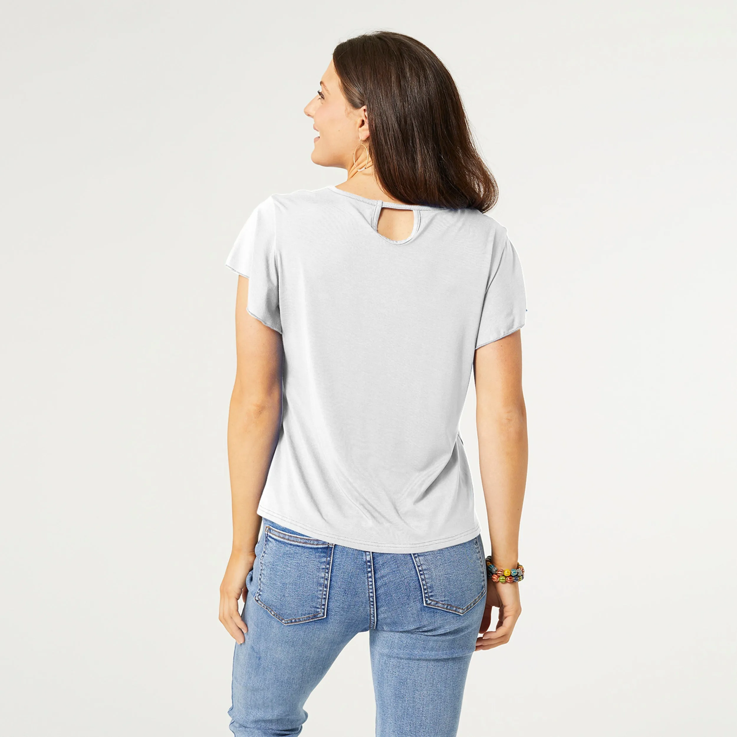 Avery Flutter Sleeve Tee - FINAL SALE