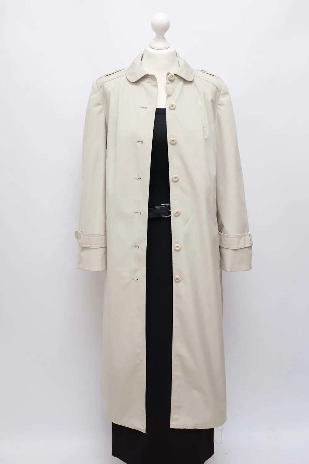 BEIGE VINTAGE 1950 TRENCH COAT