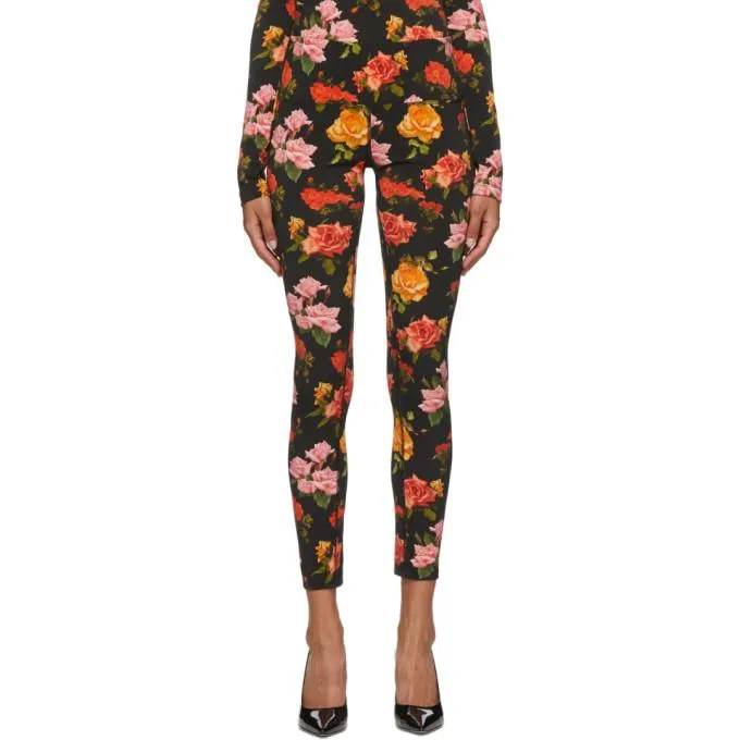 Commission Multicolor Floral Beach Leggings