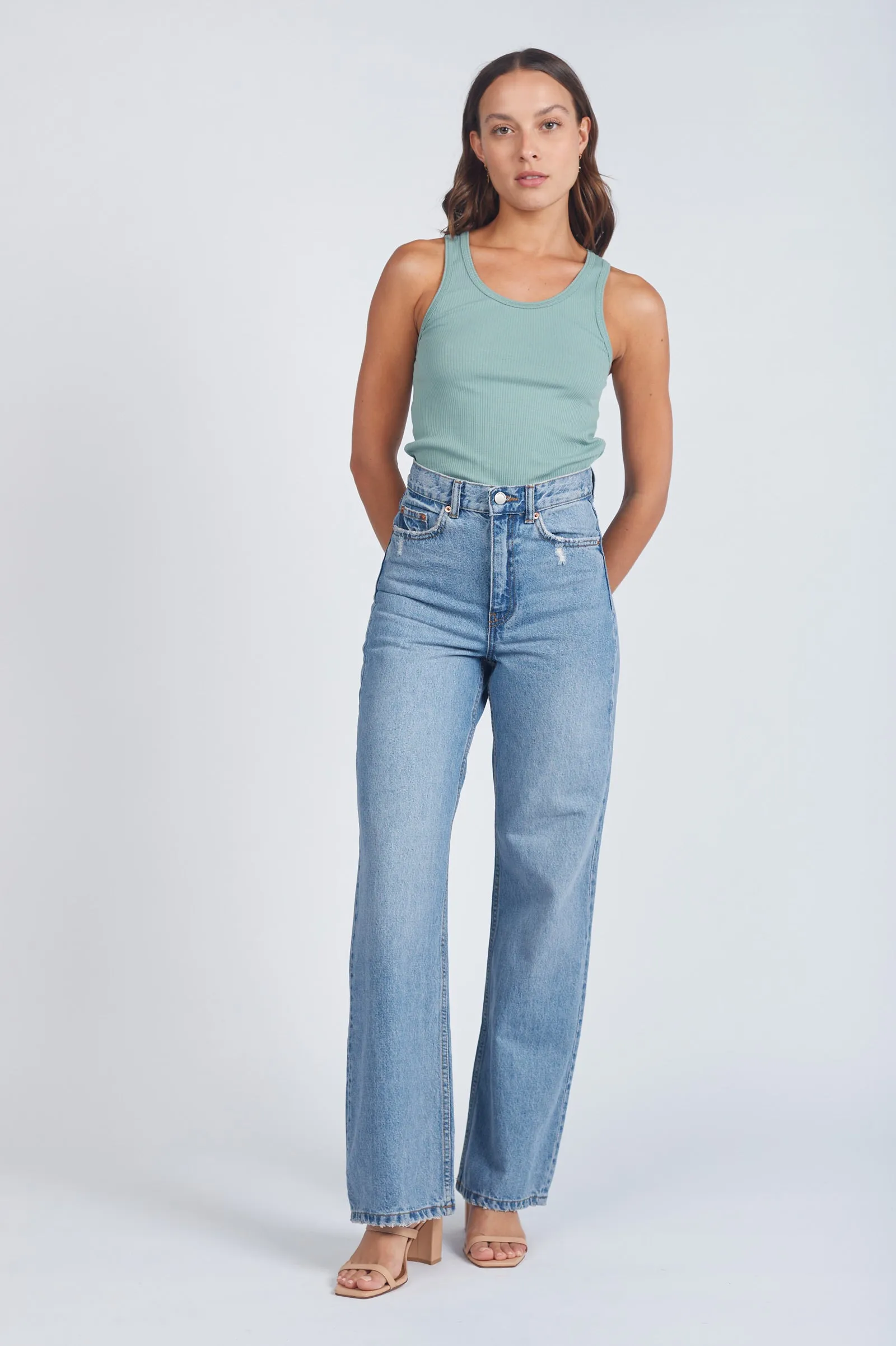 Echo Straight Jeans - Blue Jay