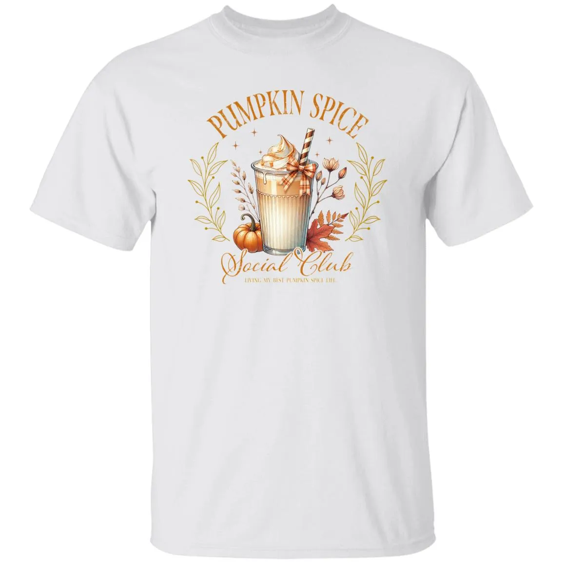 Fall Pumpkin Spice Shirts Women's Casual Autumn Thanksgiving Graphic Tees