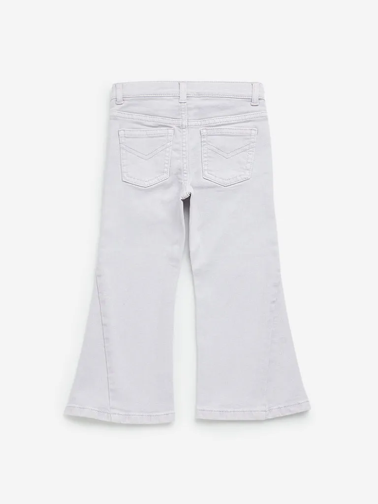 HOP Kids Lilac Relaxed - Fit High - Rise Jeans