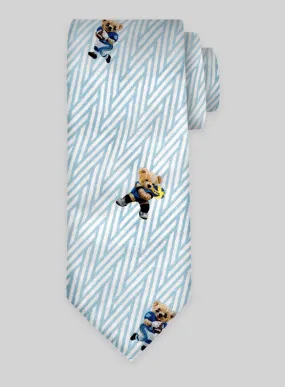 Italian Cotton Tie - Sporty Bear