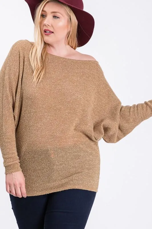 Lazy Day Knit Wide Top