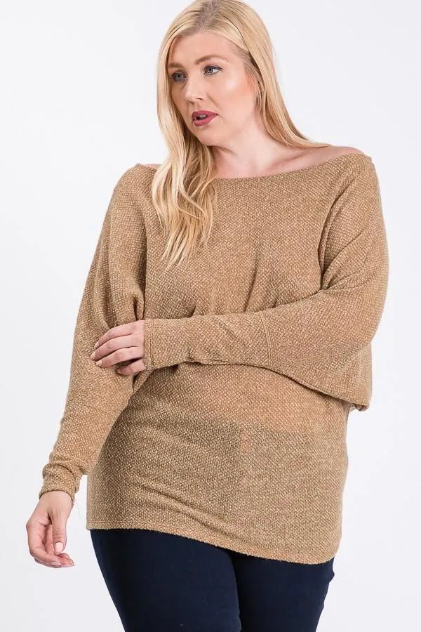 Lazy Day Knit Wide Top