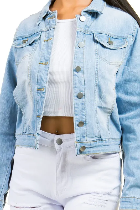 Light blue DENIM JACKET