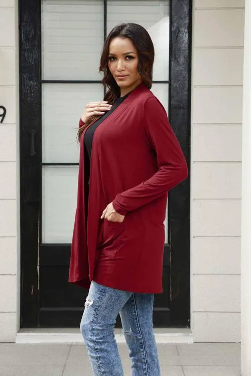 Long Sleeve Cardigan with Pockets