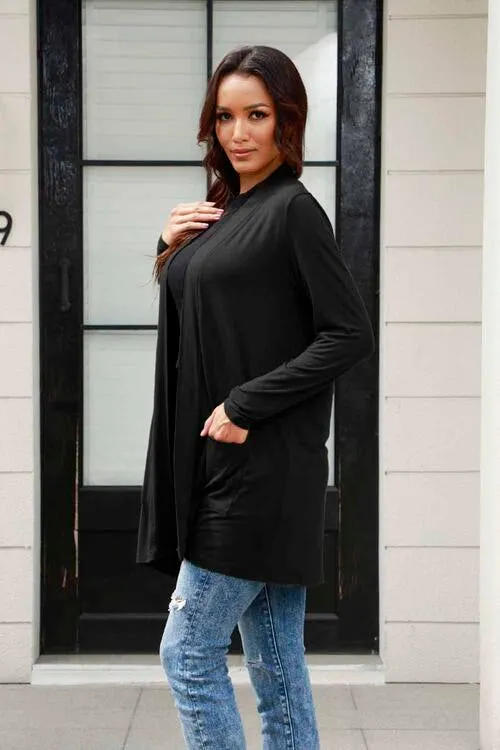 Long Sleeve Cardigan with Pockets