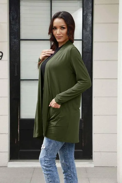 Long Sleeve Cardigan with Pockets