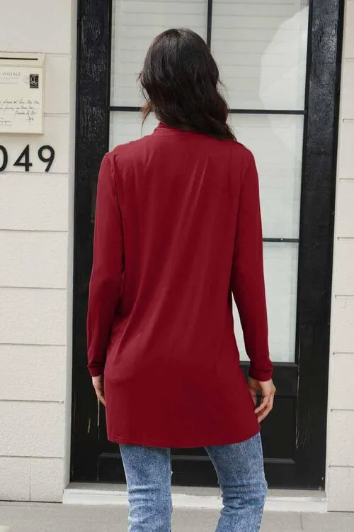 Long Sleeve Cardigan with Pockets