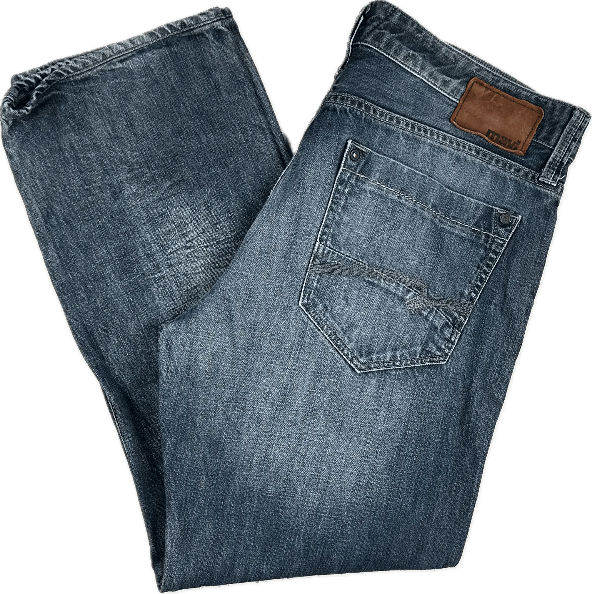Mavi Denim Mens Classic  'Hunter' Jeans -Size 36