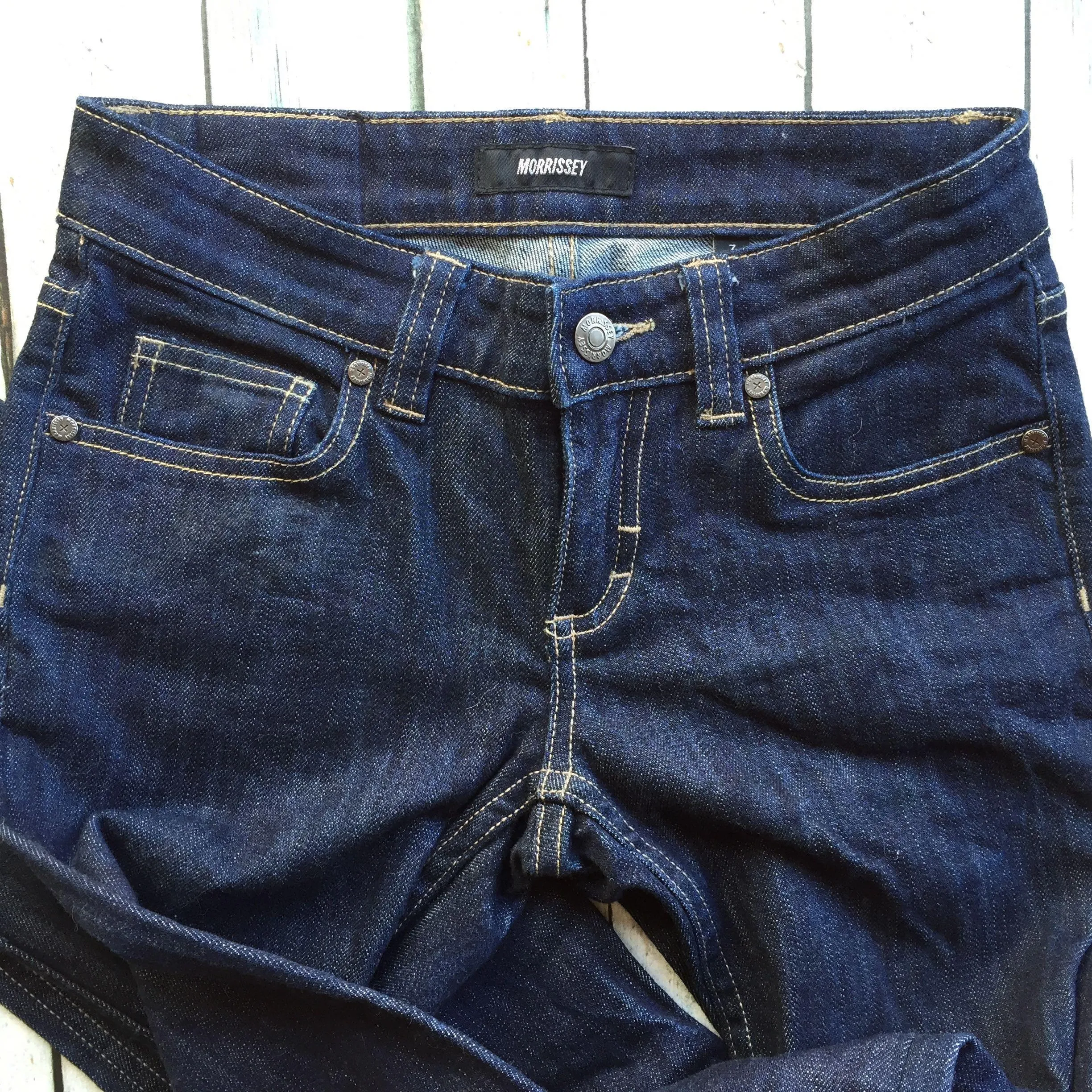 Morrissey Low Rise Slim straight Jeans- Size 7 or 25"