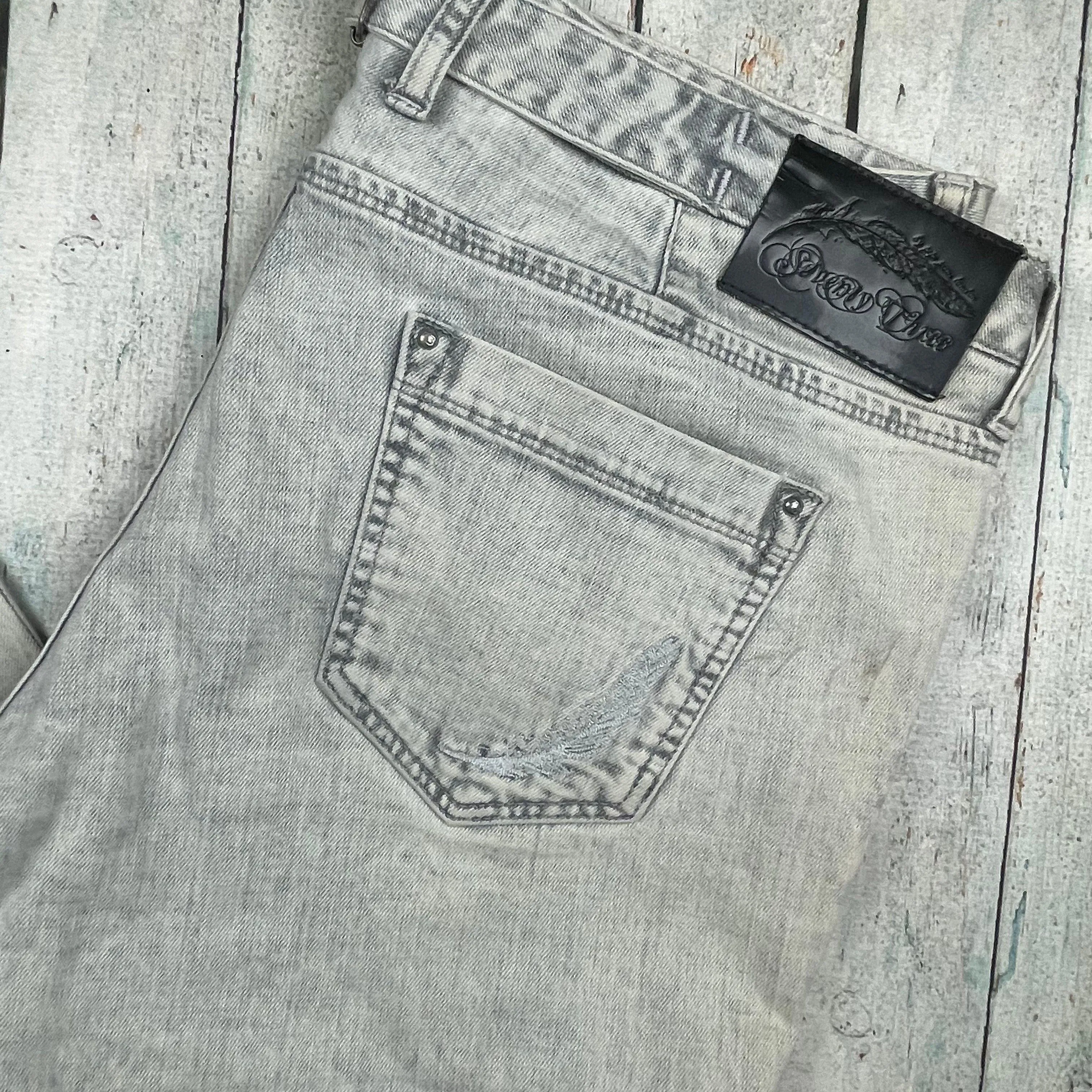 NEW -Pepe 'Rhythm' Ladies Low Rise Straight Jeans- Size 32/34