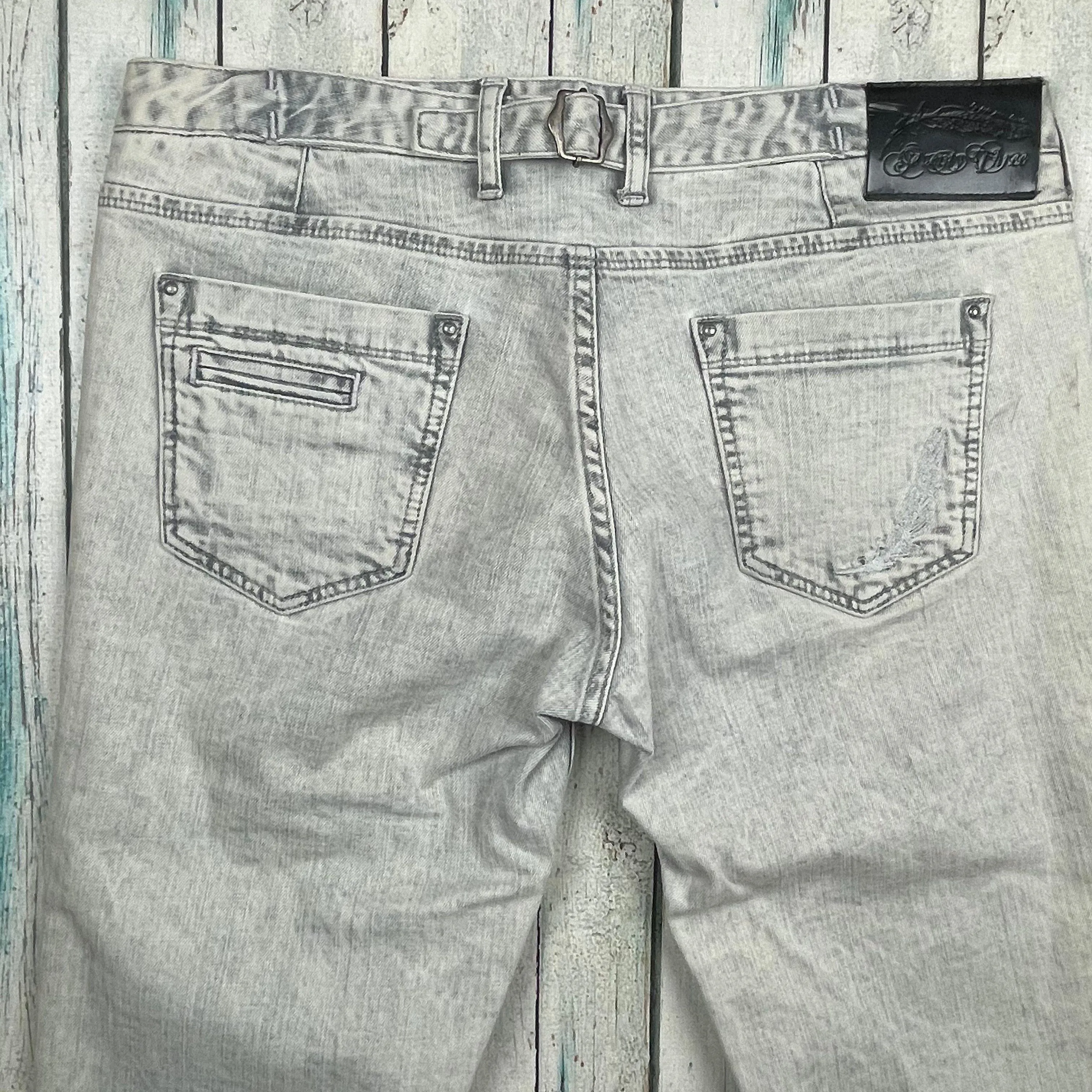 NEW -Pepe 'Rhythm' Ladies Low Rise Straight Jeans- Size 32/34