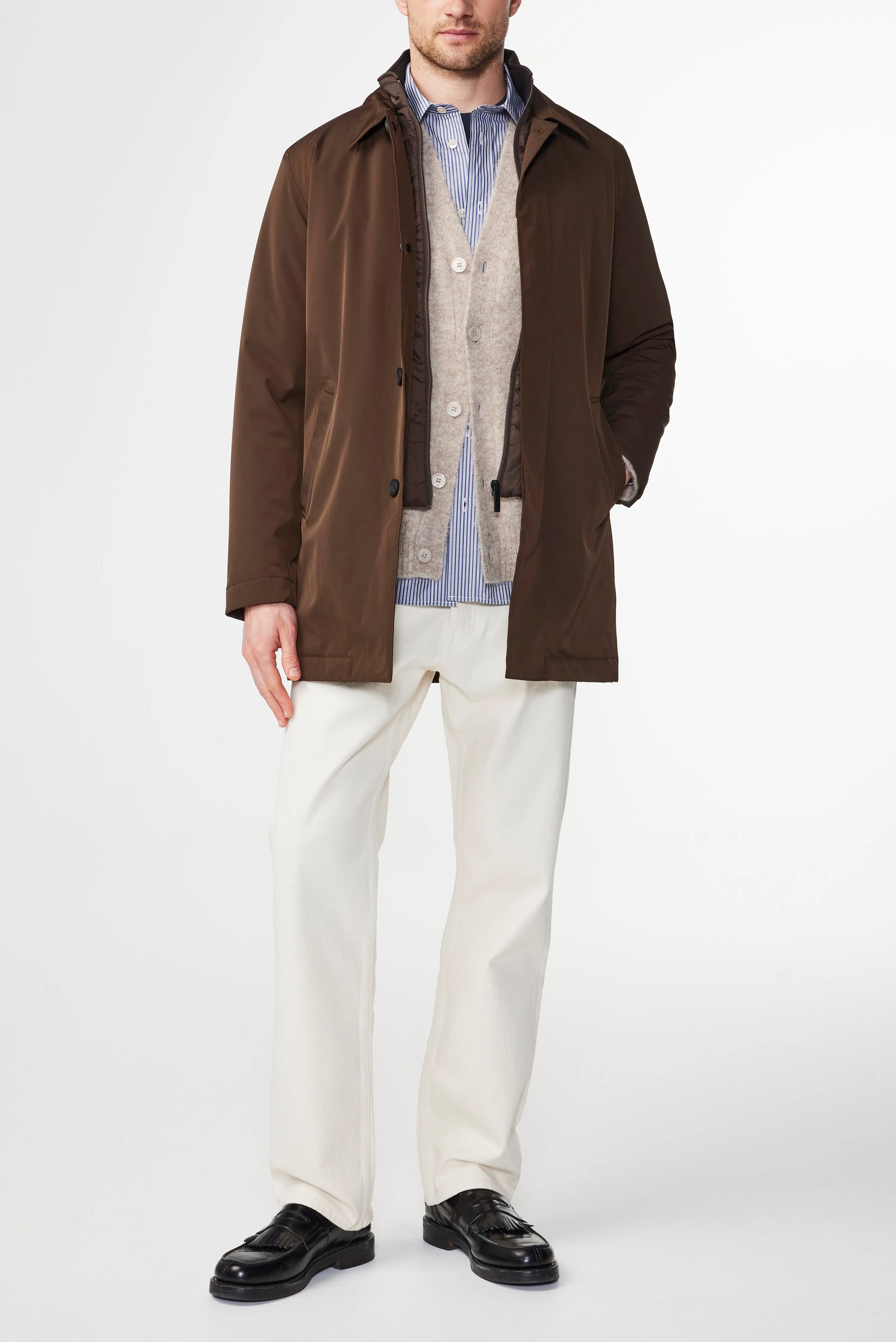 NN07 Blake 8240 Trench Coat in Demitasse