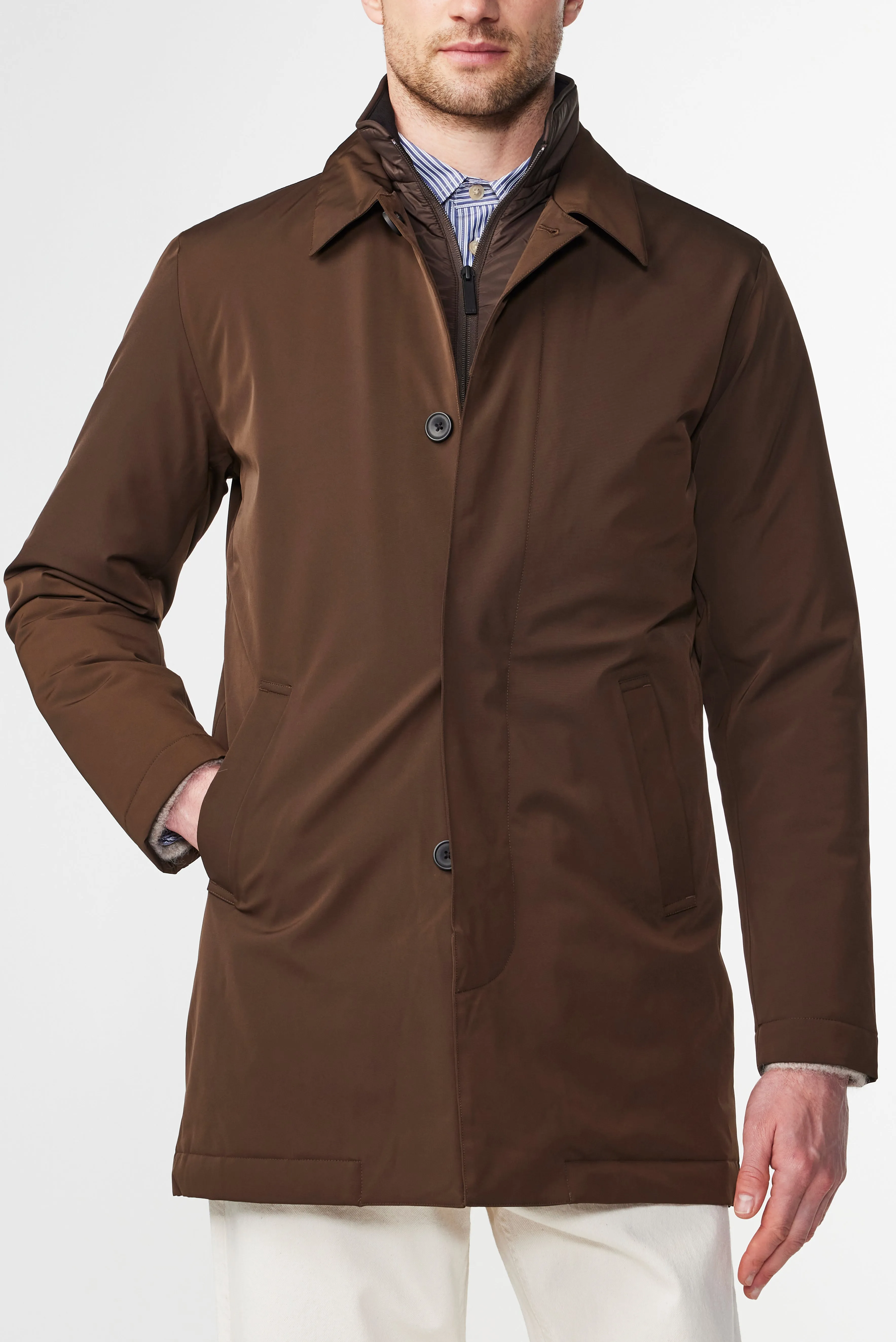 NN07 Blake 8240 Trench Coat in Demitasse