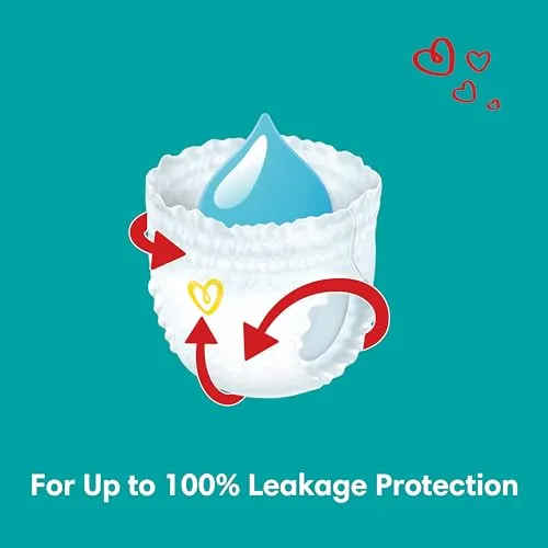 Pampers Baby-Dry Pants Diapers with Aloe Vera Lotion, 360 Fit & up to 100% Leakproof, Size 5, 12-18kg, Mega Pack, 48 Count