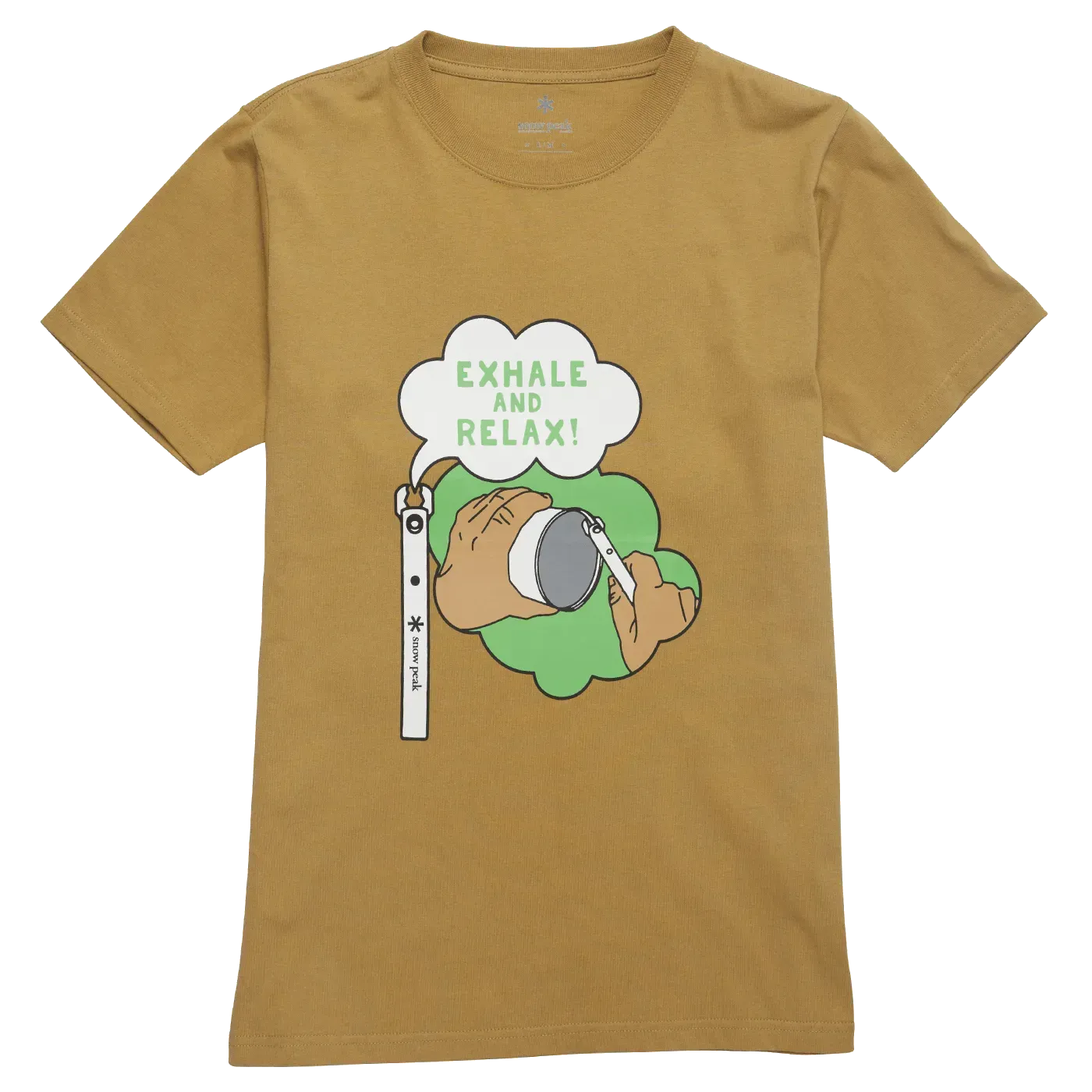 Relax Graphic Tee - Mustard