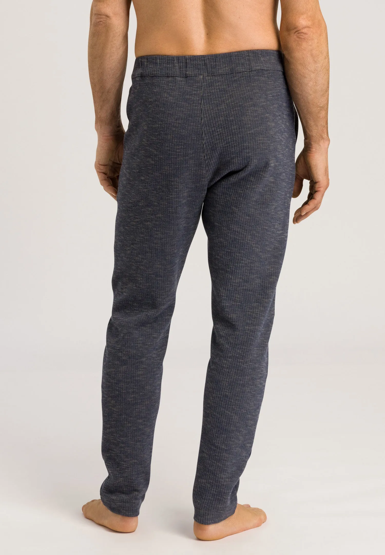 Smartwear Pants | Blue Striped Melange 75889-2398