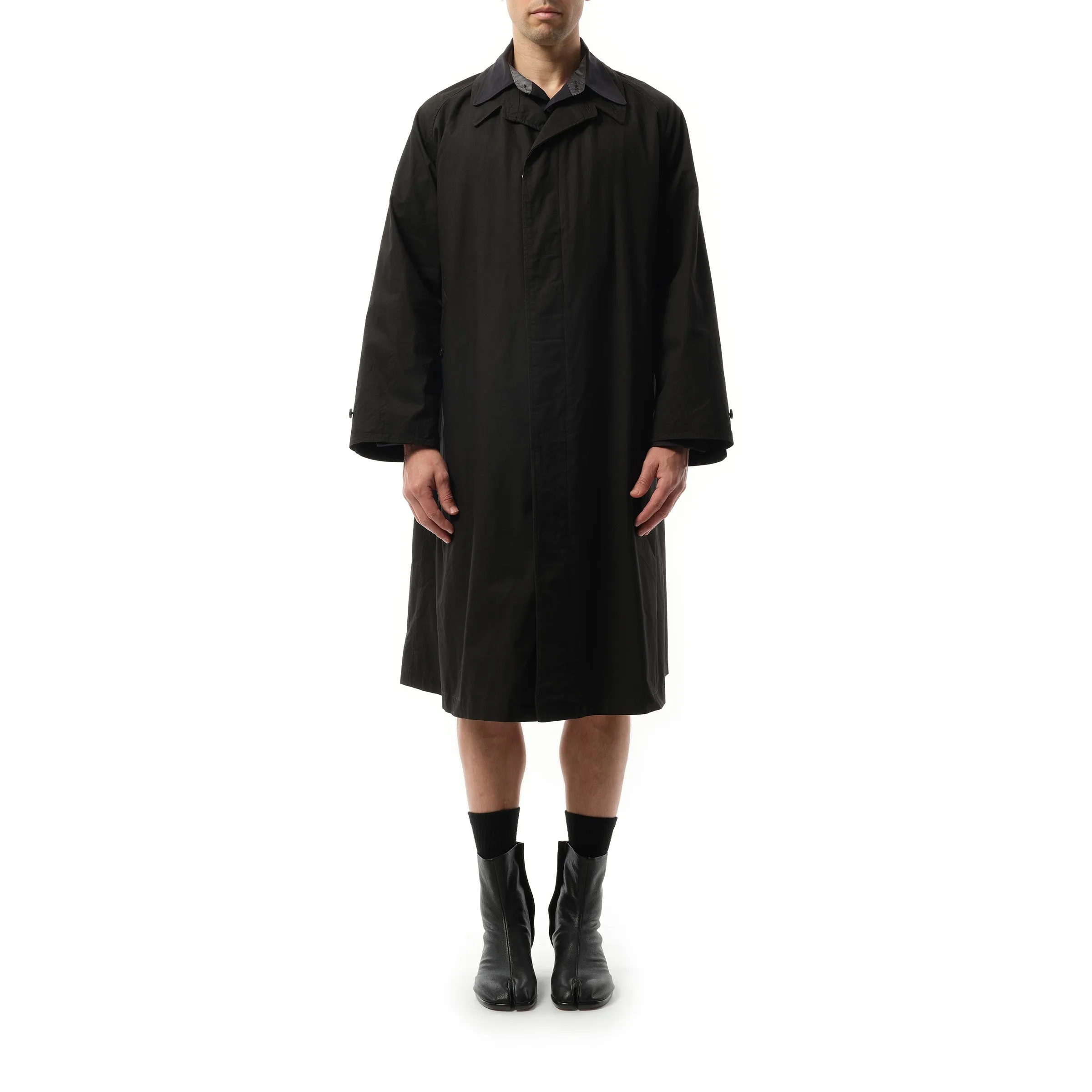 Trench Rain Coat in Black