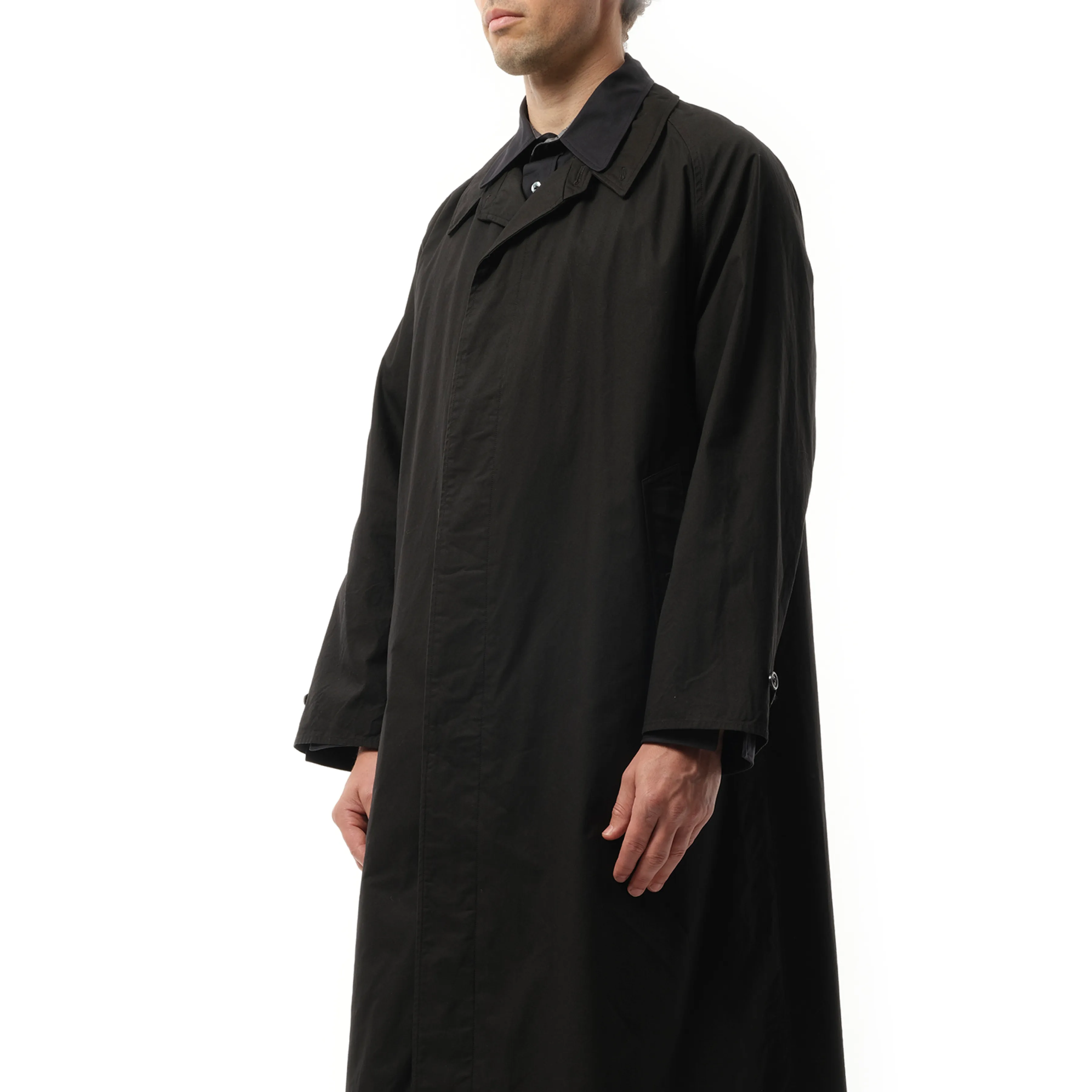 Trench Rain Coat in Black