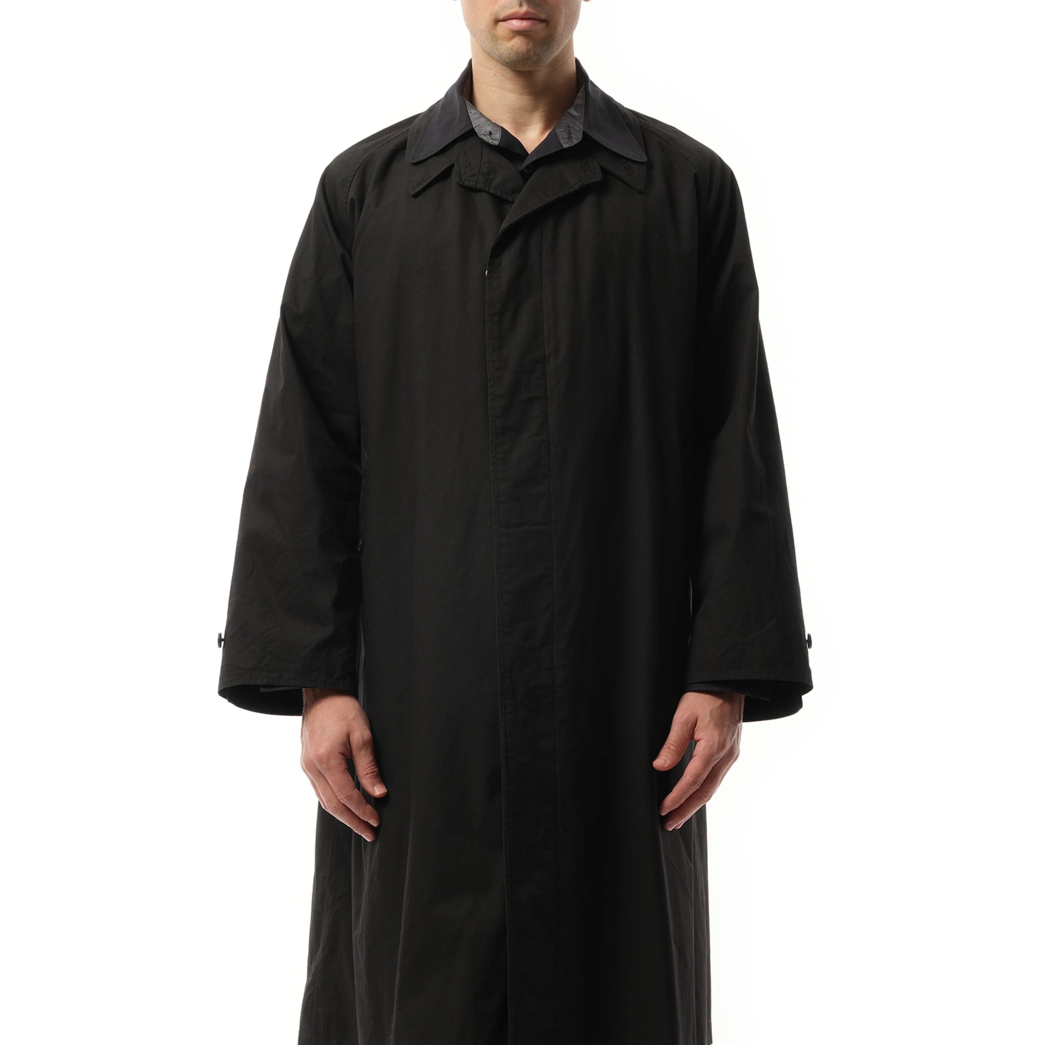 Trench Rain Coat in Black