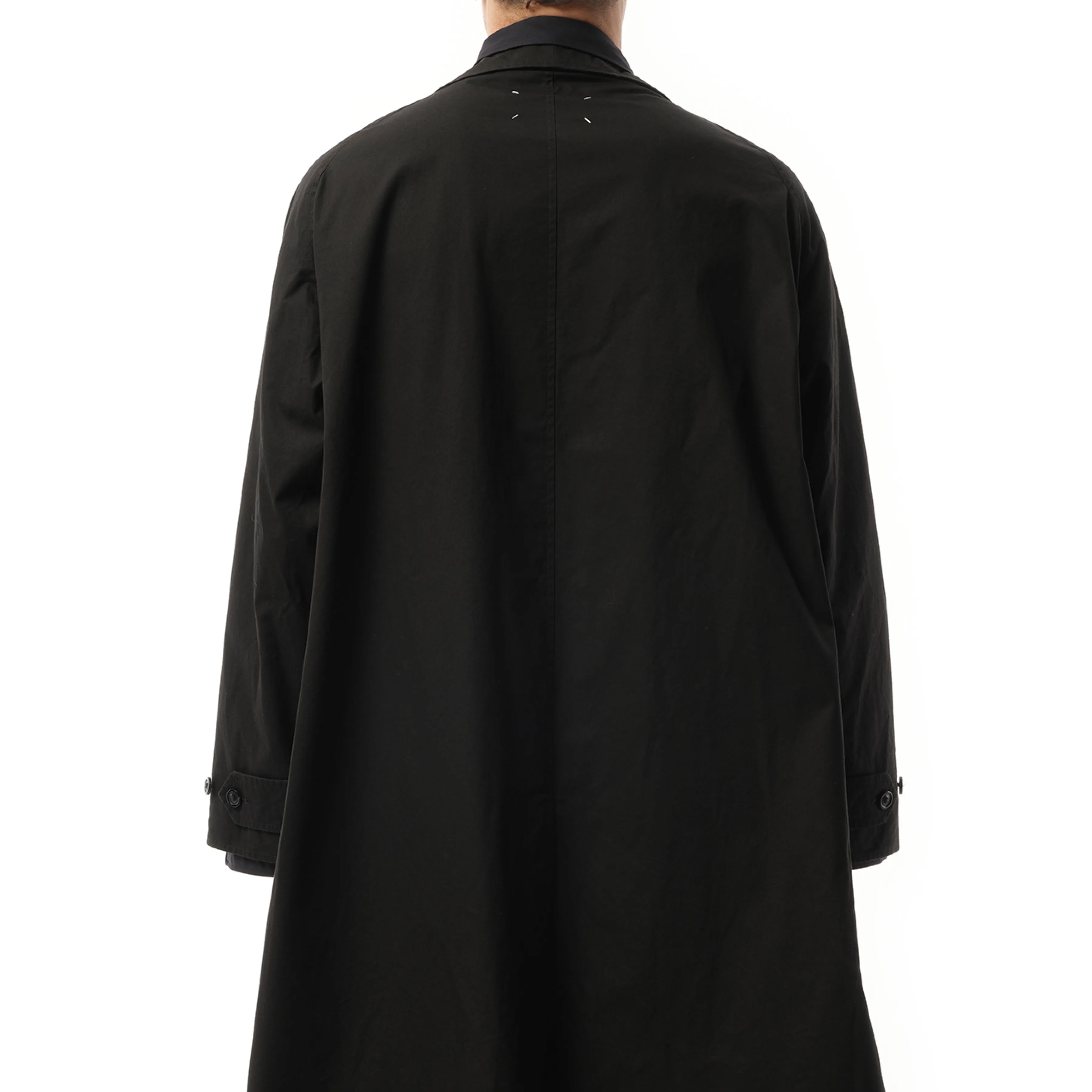 Trench Rain Coat in Black