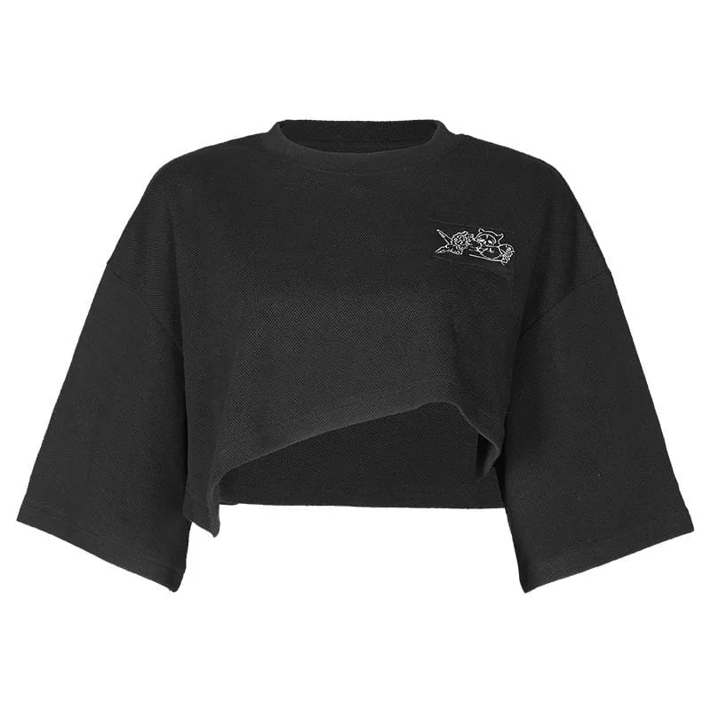 Women's Grunge Short Casual Tees